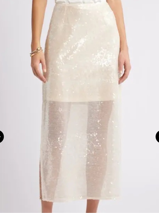 Open Edit Dresses & Skirts - Open Edit Sequin Midi Skirt